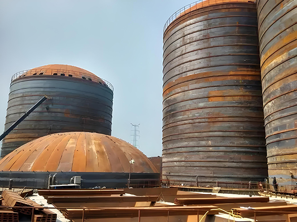 石林焦粉钢板仓